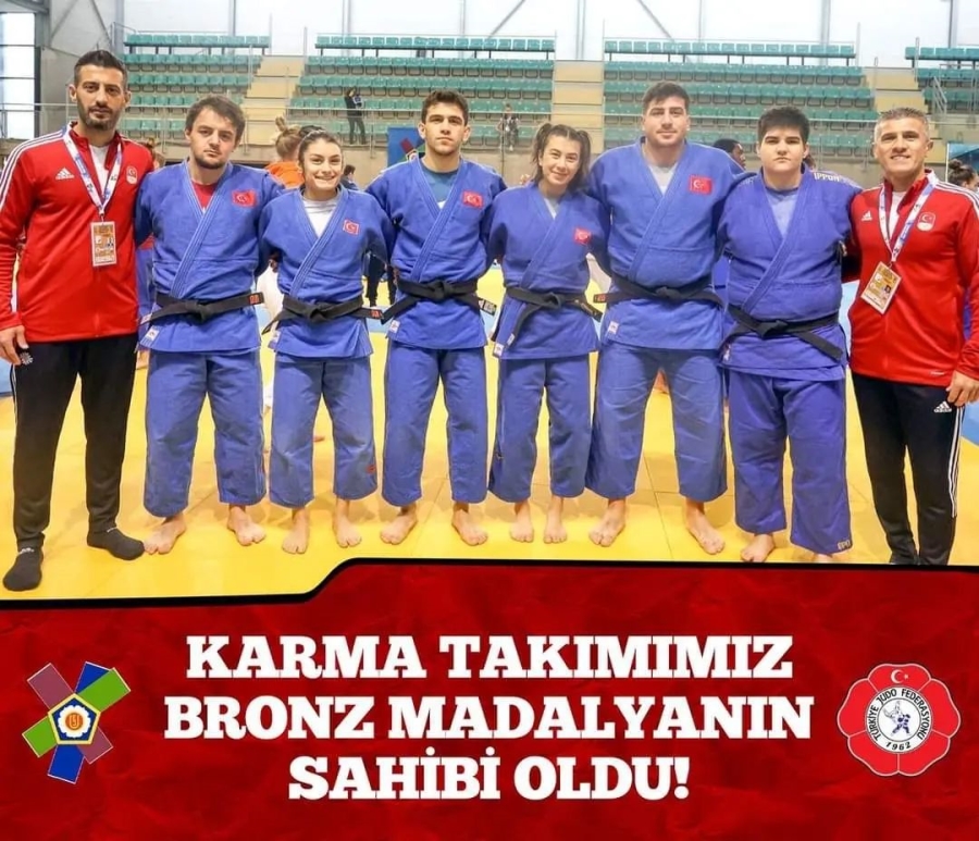 Judokalarımız Avrupa Karma Takımlar üçüncüsü