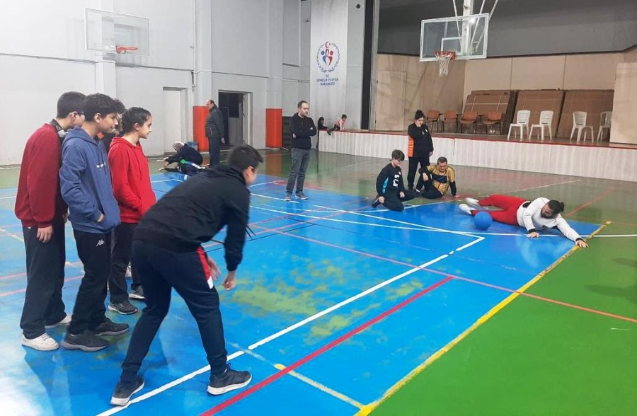 KENDİLERİNİ ONLARIN YERİNE KOYDULAR,GOALBALL MAÇI YAPTILAR