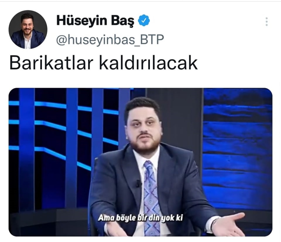 Baş, “Barikatlar kaldırılacak”