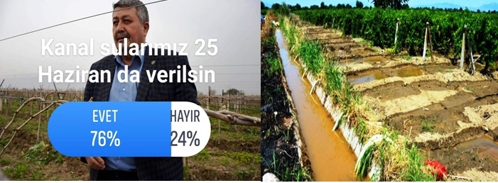  OKUR” SULAMA SEZONU 25 HAZİRAN’DA BAŞLASIN