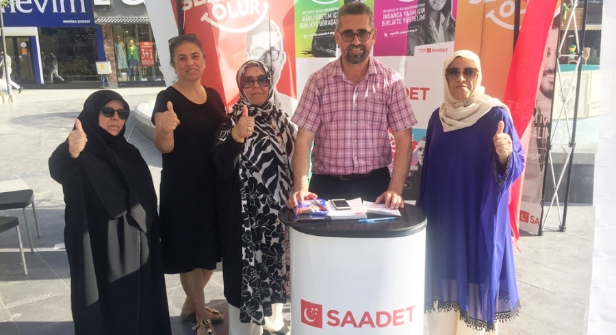 Saadet Partisi Manisa İl Başkanlığı vatandaşın sorunlarını dinledi