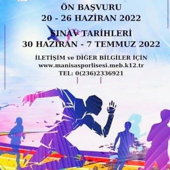 MANİSA SPOR LİSESİ SINAVLARI BAŞVURULARI