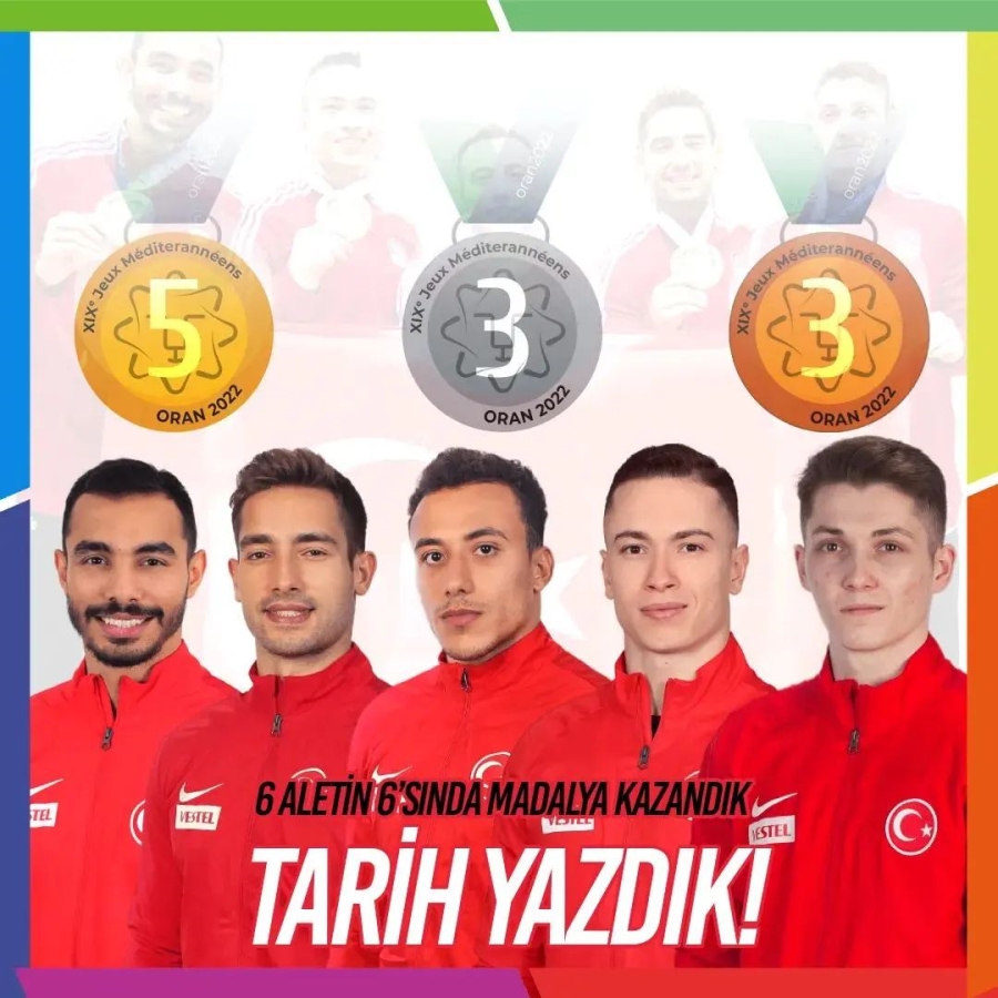 ATLETİZMDE TARİHTE İLK KEZ TÜM ALETLERDE MADALYA