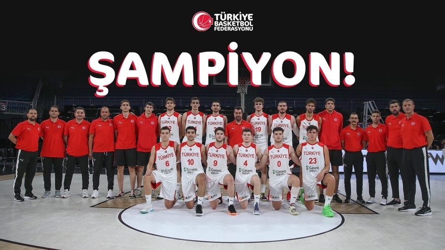  Basketbolda Ümit Milliler şampiyon oldu