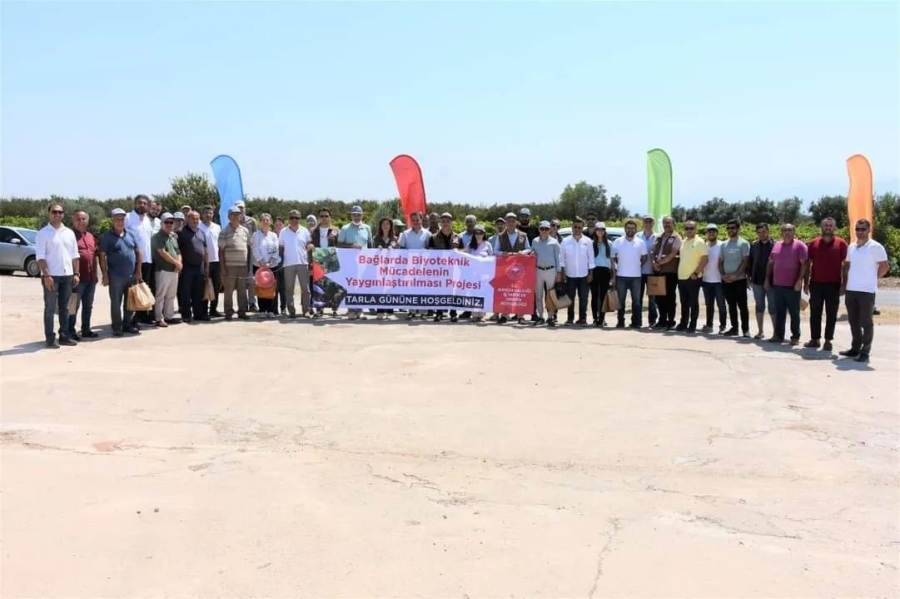 AMACIM ORGANİK MÜCADELEM TEKNİK PROJESİ TARLA GÜNÜ DÜZENLENDİ