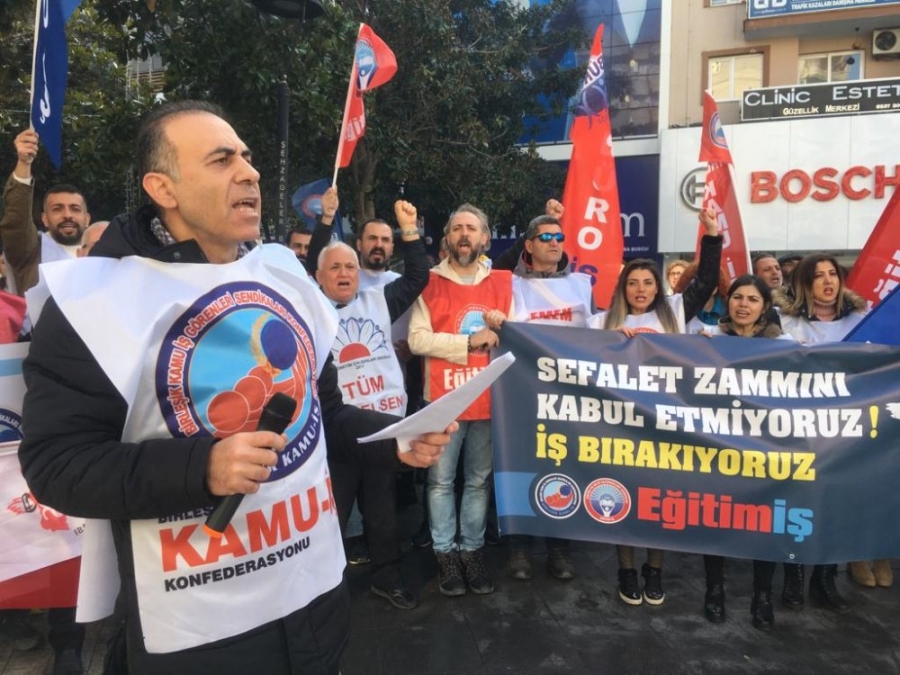 Manisa’da 7 Sendikadan  Memur Zammı Tepkisi