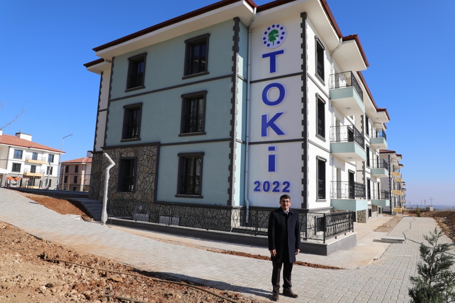 BAŞKAN ÇELİK SANCAKLIBOZKÖY TOKİ KONUT PROJESİNDE İNCELEMELERDE BULUNDU