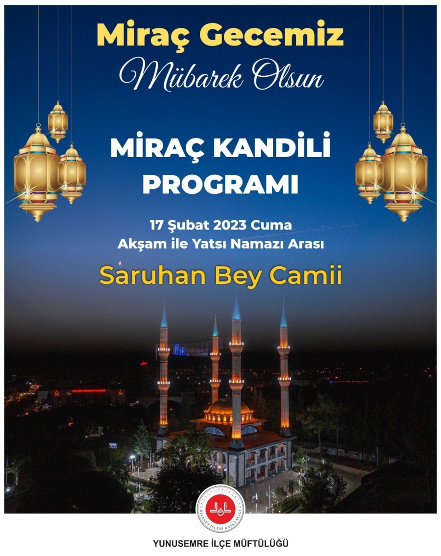 MİRAÇ KANDİLİ PROGRAMI