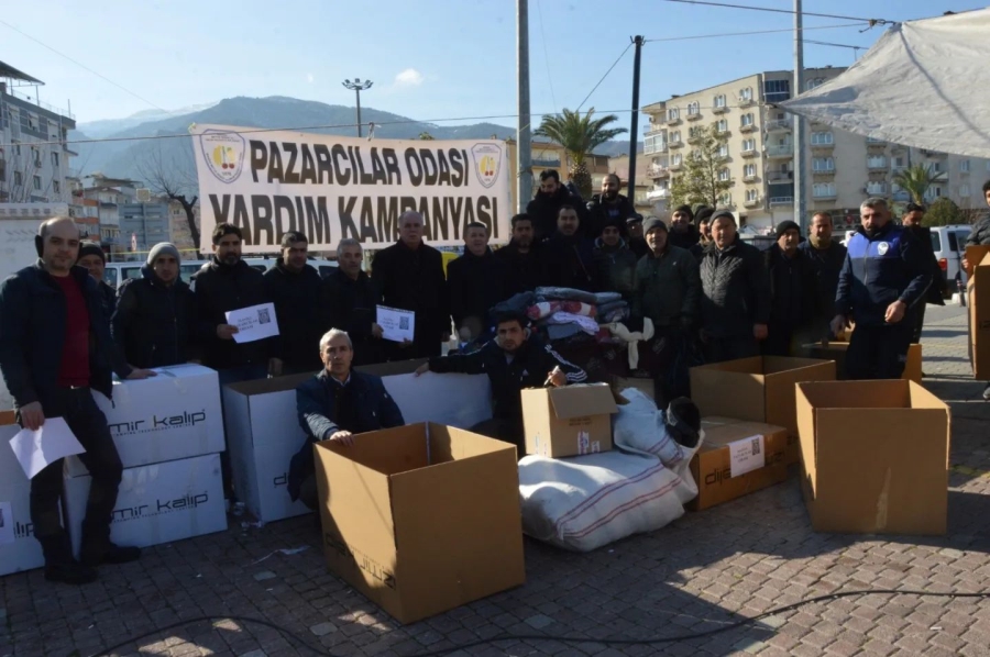 MANİSA PAZARCILAR ODASINDAN DEPREMZEDELERE DESTEK