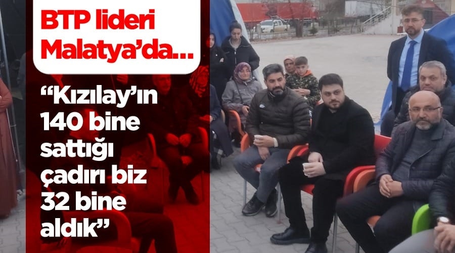 Baş,Kızılay’ın 140 bine sattığı çadırı biz 32 bine aldık