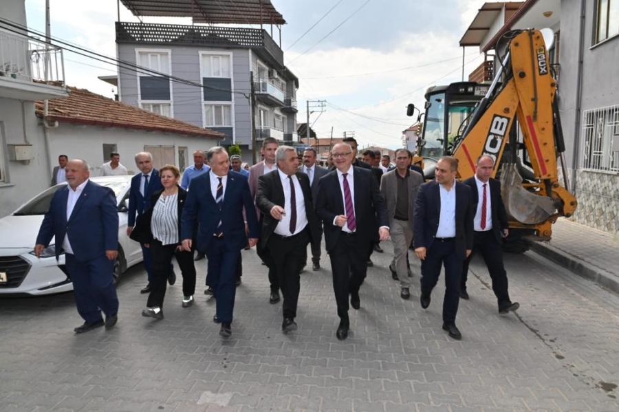 Başkan Ergün, Koldere Mahallesinde Coşkuyla Karşılandı