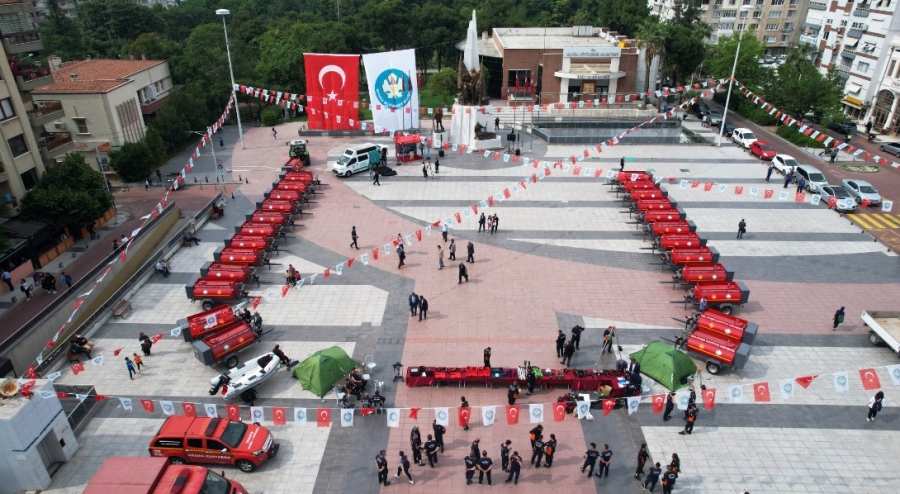 Manisa İtfaiyesine takviye