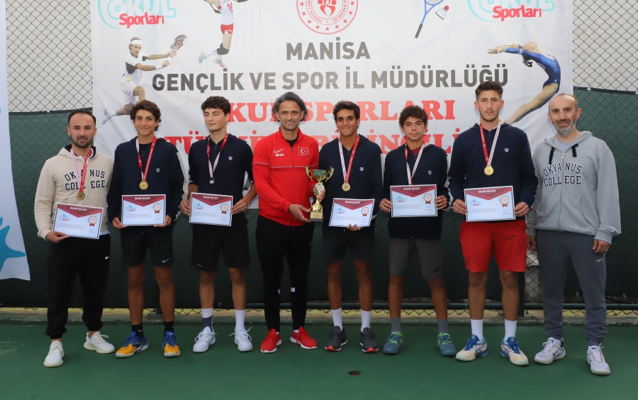 MANİSA’DA YAPILAN OKUL SPORLARI TENİS TÜRKİYE ŞAMPİYONASI SONA ERDİ