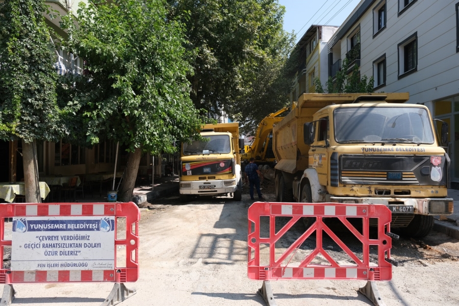 BARBAROS’TA YOL YENİLEME ÇALIŞMASI BAŞLADI