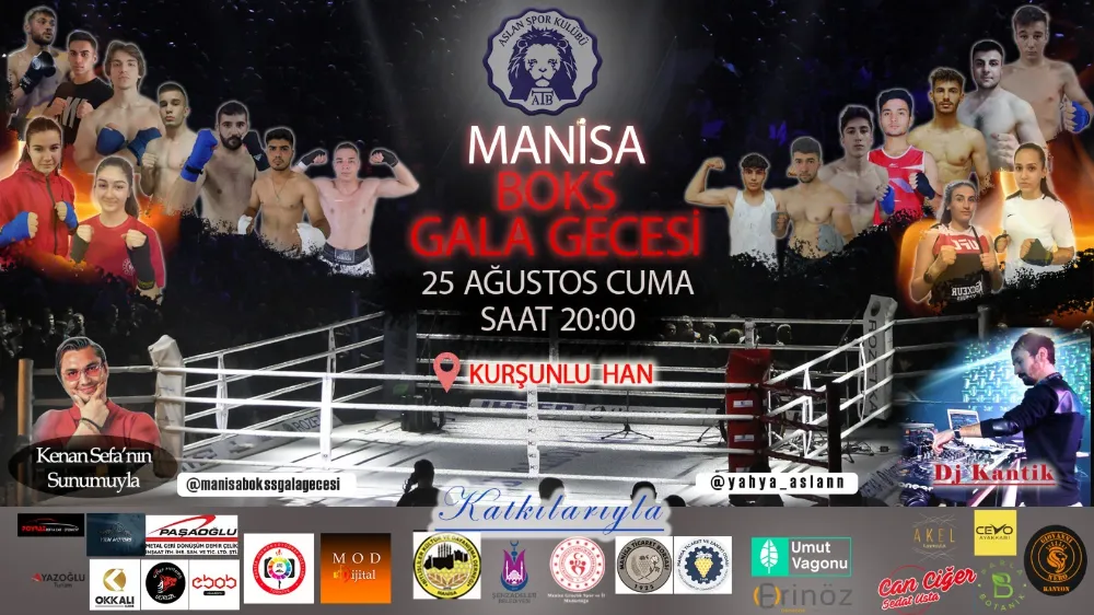 Manisa Boks Gala Gecesi için hazırlıklar tamamlandı