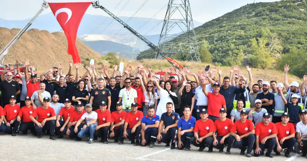 Dünya markası Manisa OSB üretim firmaları işyerlerindeki yangını önlemek için yarıştı