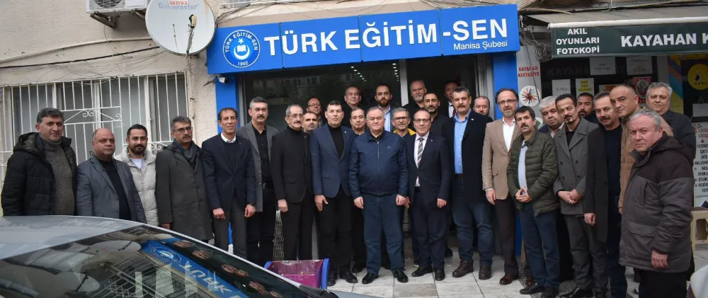 Erkan Akçay danTürk Eğitim Senden Manisa Şubesine ziyaret 