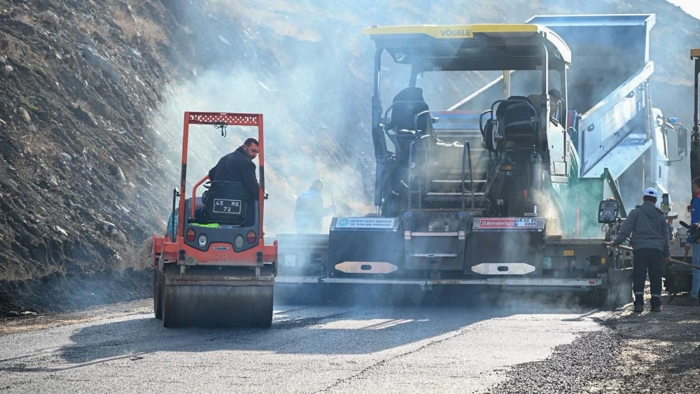 Eğnez maden yolunda söz tutuldu: Asfalt başlatıldı