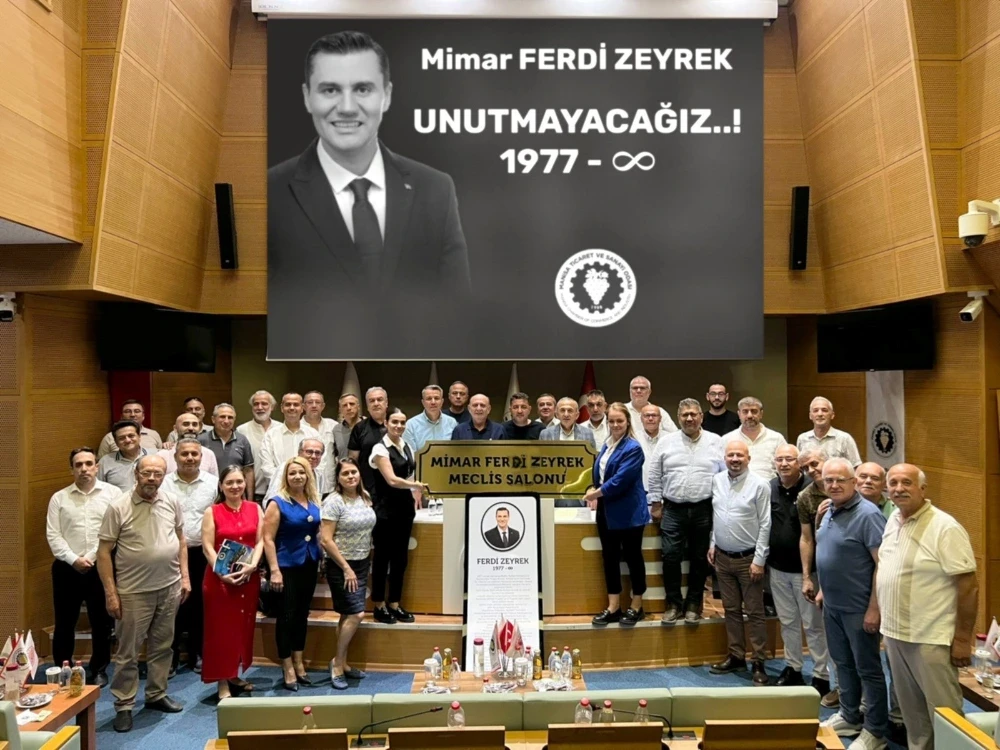 Manisa TSO Meclis Salonu’na Ferdi Zeyrek’in Adı Verildi
