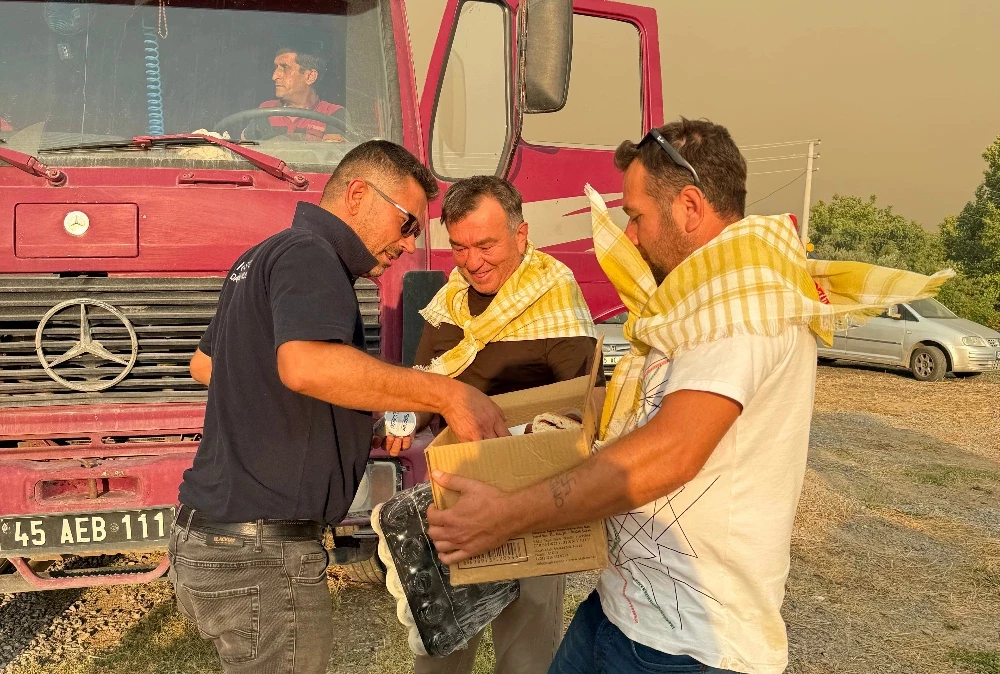 Yörüklerden Yangın Bölgesine Destek Eli