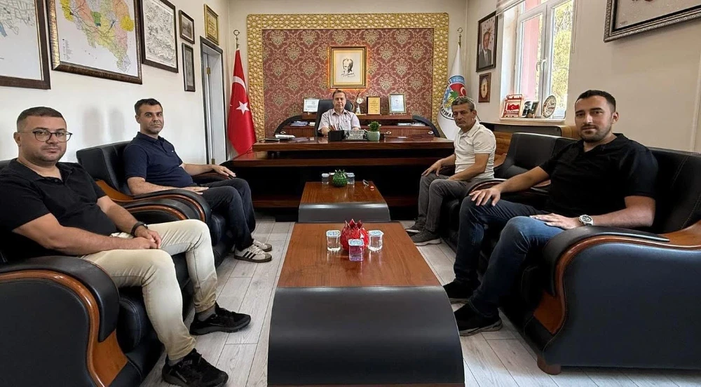 Turgutlu Gazeteciler Cemiyeti’nden Kaymakam Kapankaya’ya Nezaket Ziyareti
