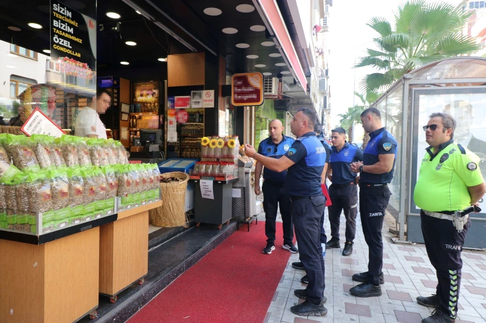 Turgutlu’da Kaldırım İşgali Yapan İşletmelere Denetim