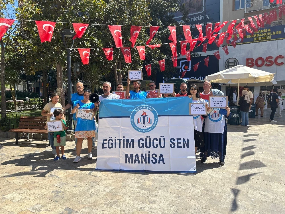 Eğitim Gücü-Sen’den Toplu Sözleşme ve Maaş Protestosu
