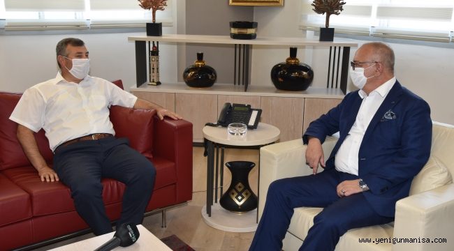 Başsavcı Çiçekli’den Başkan Ergün’e Veda Ziyareti