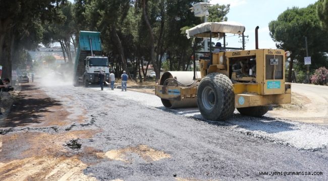 BÜYÜKŞEHİR ASFALT SEZONUNU GÖLMARMARA