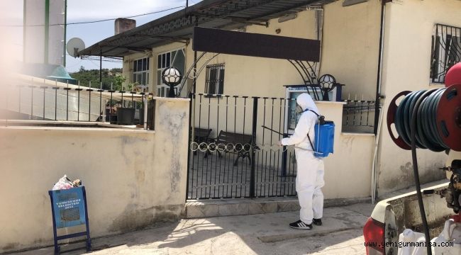 karantinadaki Yukarı Kayapınar Dezenfekte  Edildi