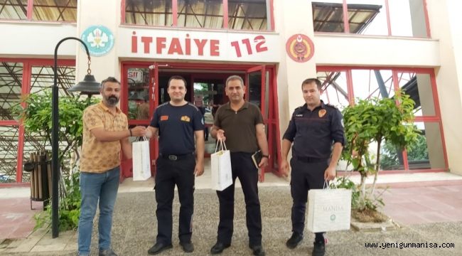 ŞANLIURFALI İTFAİYECİLERDEN MANİSALI  İTFAİYECİLERE ZİYARET