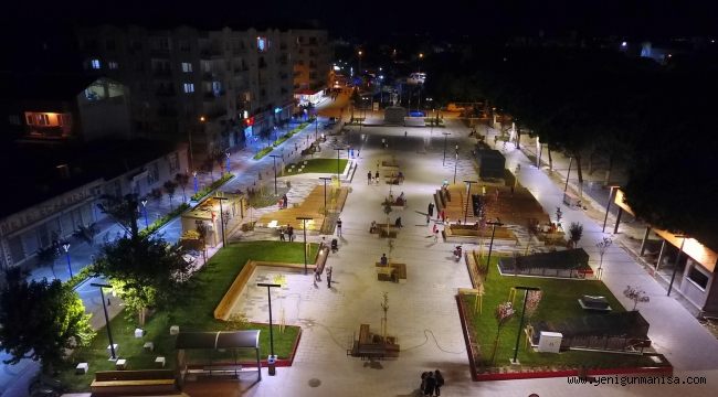 SARUHANLI  15 TEMMUZ ŞEHİTLER VE DEMOKRASİ  MEYDANI YENİLENDİ