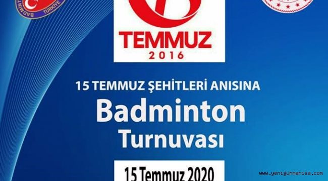 15 Temmuz Şehitleri Badminton Turnuvası İptal Edildi