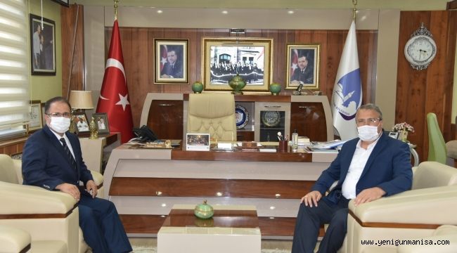 BAŞKAN ÇERÇİ EMNİYET MÜDÜRÜ USLUSOY’U AĞIRLADI