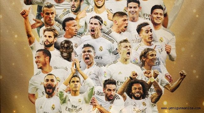  Real Madrid 34.kez Şampiyon