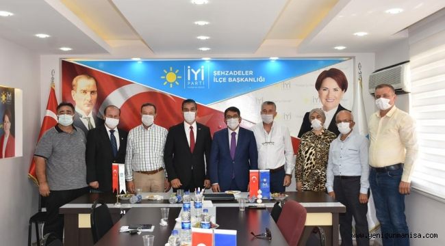 BAŞKAN ÇELİK’TEN İLÇE BAŞKANLARINA HAYIRLI OLSUN ZİYARETİ 