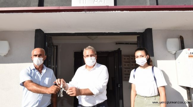 BAŞKAN ÇERÇİ AKGEDİK YUNUSKENT 2. ETAPTA HAK SAHİPLERİNİ ZİYARET ETTİ