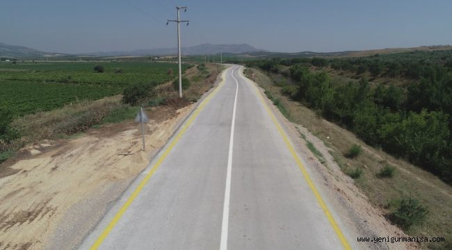 SARUHANLI-TURGUTLU-AHMETLİ  ARASINA 40 KMLİK BETON YOL
