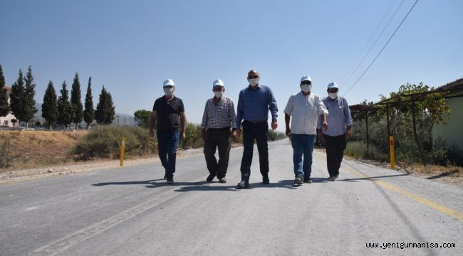 Turgutlu-Saruhanlı-Ahmetli Yolu Beton yol oluyor
