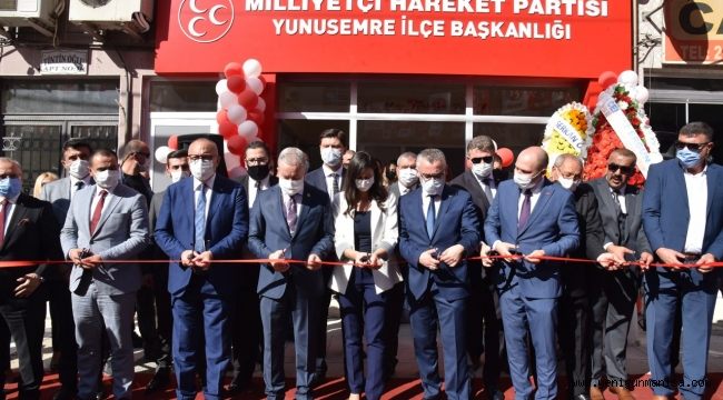 MHP Yunusemre İlçe Binasının Açılışı Yapıldı