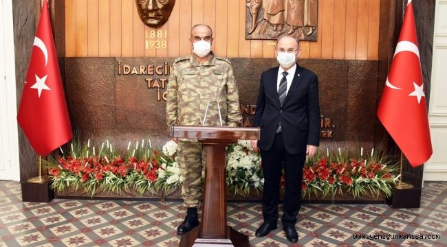 EDOK Komutanı Korgeneral Yayla, Vali Karadeniz’i Ziyaret Etti