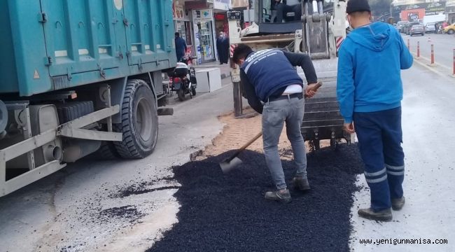  Büyükşehir Yollardaki Bakım İşlerini  Aksatmıyor
