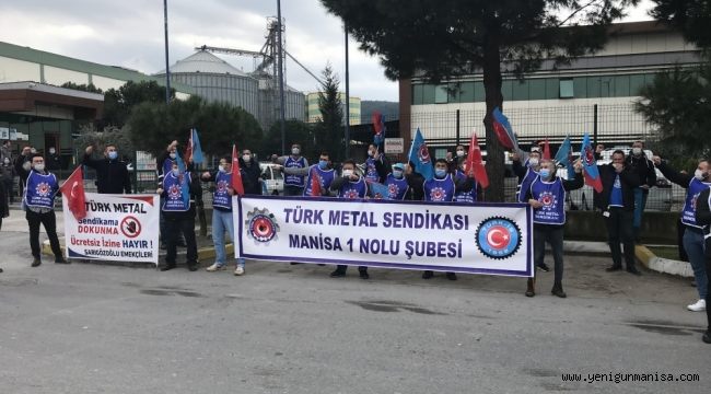 İŞÇİLERDEN PROTESTO