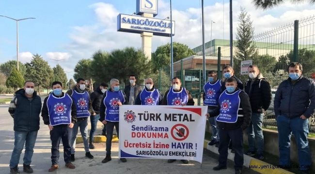  İŞÇİLERİN SARIGÖZOĞLU  TELESET İŞYERLERİ ÖNÜNDE BEKLEYİŞLERİ SÜRÜYOR