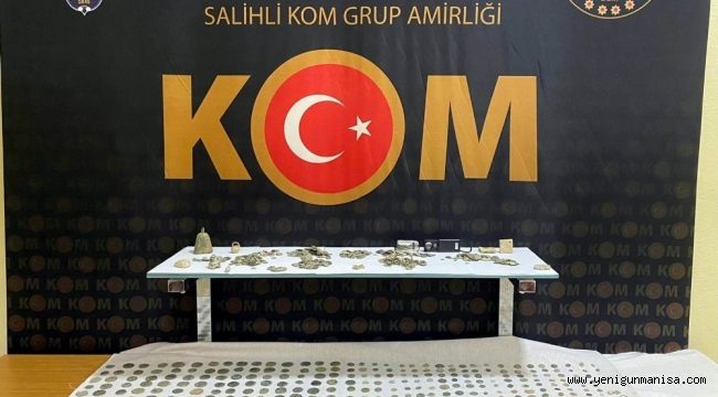 Manisa’da Bin 646 Parça Tarihi Eser Ele Geçirildi