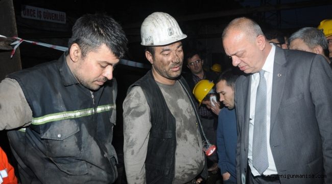 Başkan Ergün, Soma maden şehitlerini andı