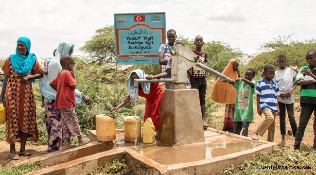 Manisalı öğrencilerin Afrika’da su kuyusu projesine katkısı