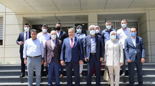BAŞKAN ÇERÇİ AK PARTİ MİLLETVEKİLİ BİLEN’İ AĞIRLADI