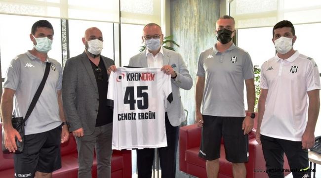 Bieksper Hacırahmanlıspor’dan Başkan Ergün’e Ziyaret