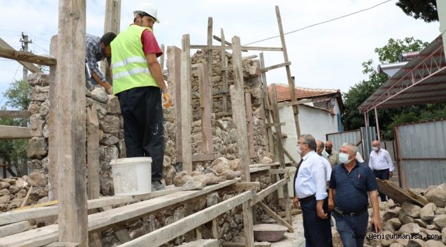 ÜÇPINAR TARİHİ YAPININ RESTORASYONA BAŞLANILDI